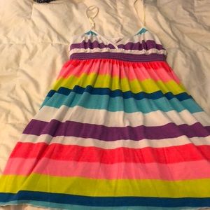 Kirra Multi-colored Beach Dress Size L